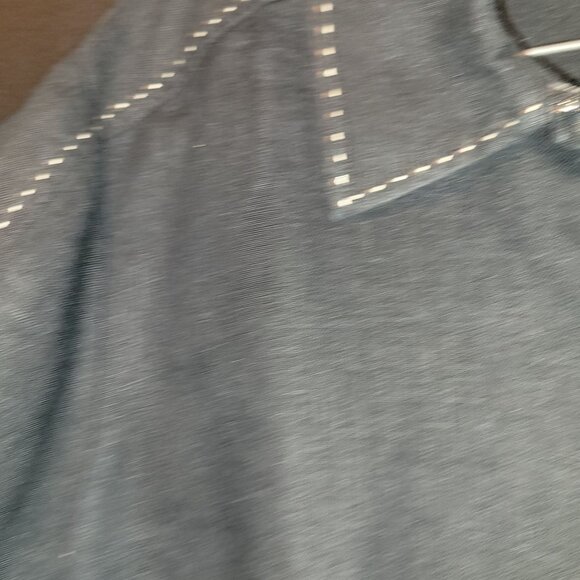 Vintage Neiman Marcus Linen Outfit Black Large 2 Pieces Women - Picture 3 of 14